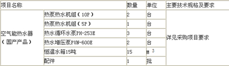 江西会昌实验学校空气能热水器项目招标