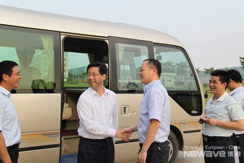 马鞍山市委书记莅临博浪空气能生产基地调研