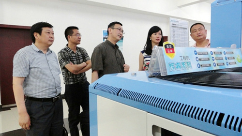 合肥市工商联考察科希曼 了解空气能产品