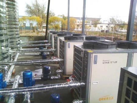 荣事达空气能新疆学校热水工程圆满竣工