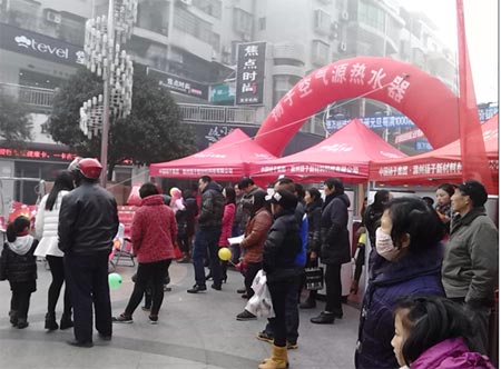 扬子空气能选择终端售点构建联动营销网路