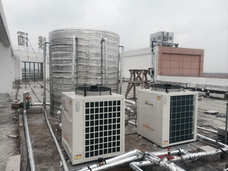 荣事达空气能热水器再夺标宾馆热水工程