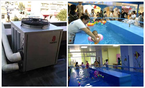 同益空气能热水器深受婴幼儿游泳机构欢迎