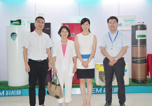 合肥市政府副秘书长李平莅临科希曼考察指导