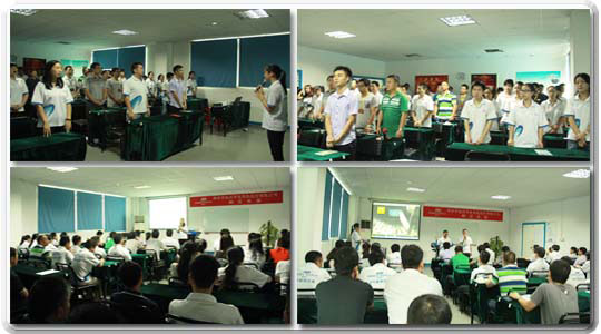 派沃空气能8月份员工大会隆重召开