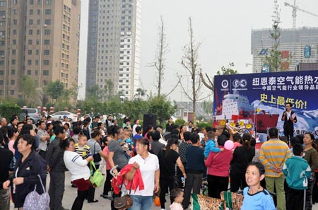 空气能热水器行业国庆活动新方向:进军北方