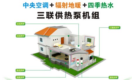 这个冬季用空气能热泵 “地暖+热水”多效节能