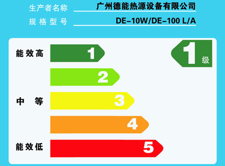 德能空气能率先通过“能效标识”认证