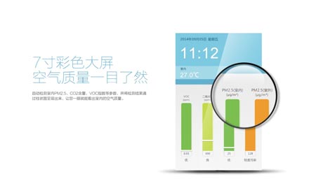 智能活空气净化器 掌控健康家居生活