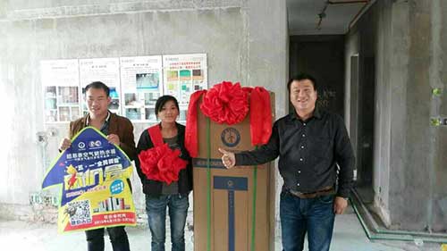 南极专用空气能热水器“零元”抱回家