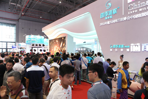 AQUATECH CHINA国际水展四季沐歌展位人气爆棚
