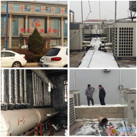 纽恩泰空气能为洗浴中心提供750吨的热水服务