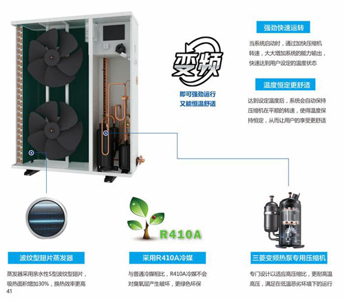 顶级配置 纽恩泰打造高品质采暖热泵