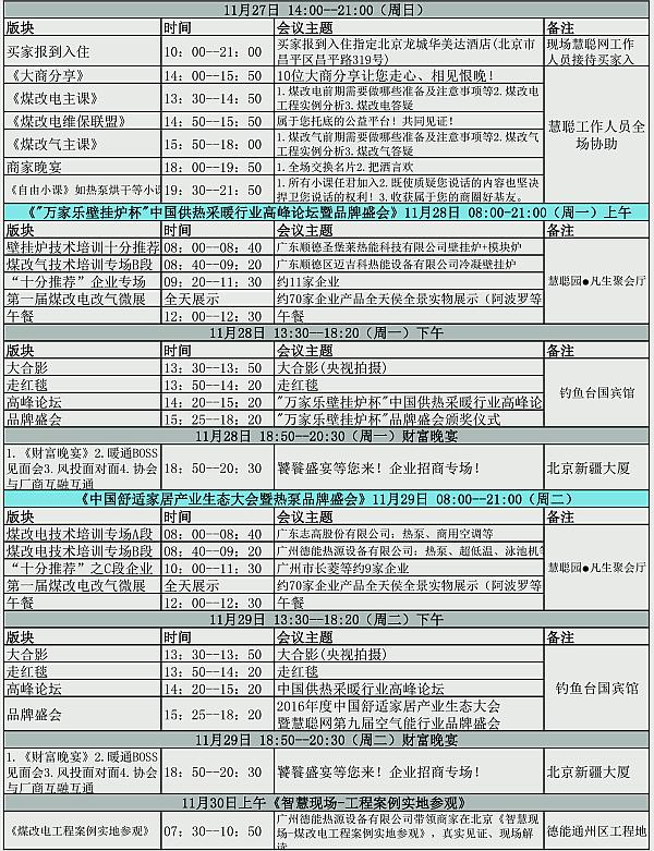 第1届北京煤改电微展11月开幕 热泵厂家可报名入驻