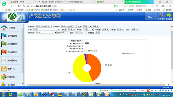 欧齐煤改电项目专用数据平台上线了