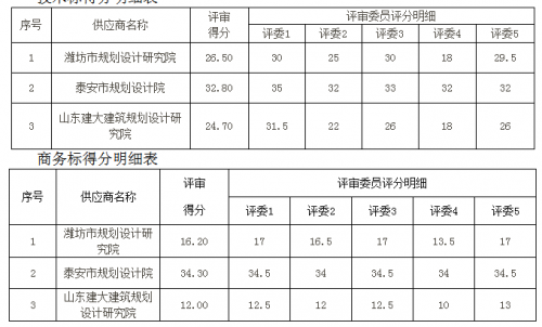 泰山景区农村地区清洁供暖专项规划编制项目公开招标拟中标公示