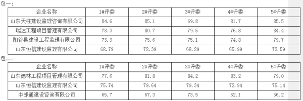 阳谷县乡镇清洁取暖“煤改”设备项目监理中标公告