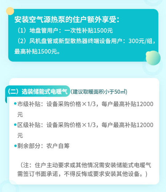 北京延庆清洁取暖补贴政策来了！最高2.4万