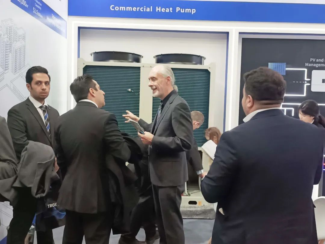 展后回顾|海悟空气源热泵机组惊艳2023年德国ISH展，实力引领绿色低碳潮流！